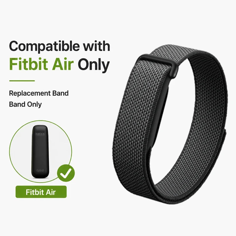 SOFT Sport — bracelet noir, compatible Fitbit Air uniquement