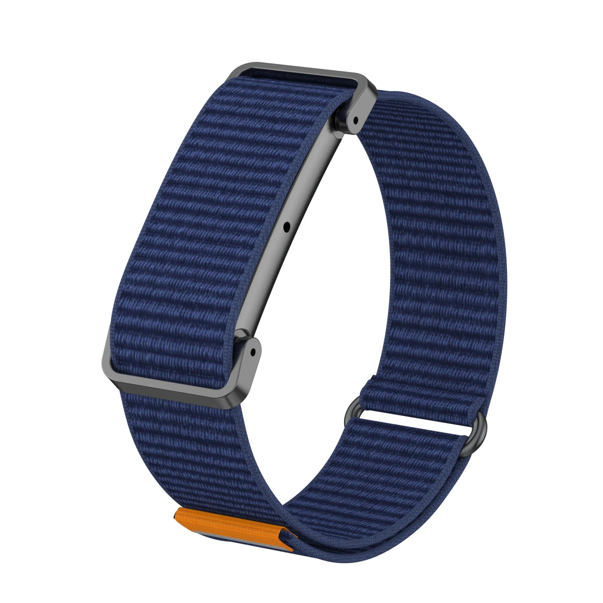 AIRLOOP Métal — bracelet nylon bleu avec boîtier métal pour Google Fitbit Air